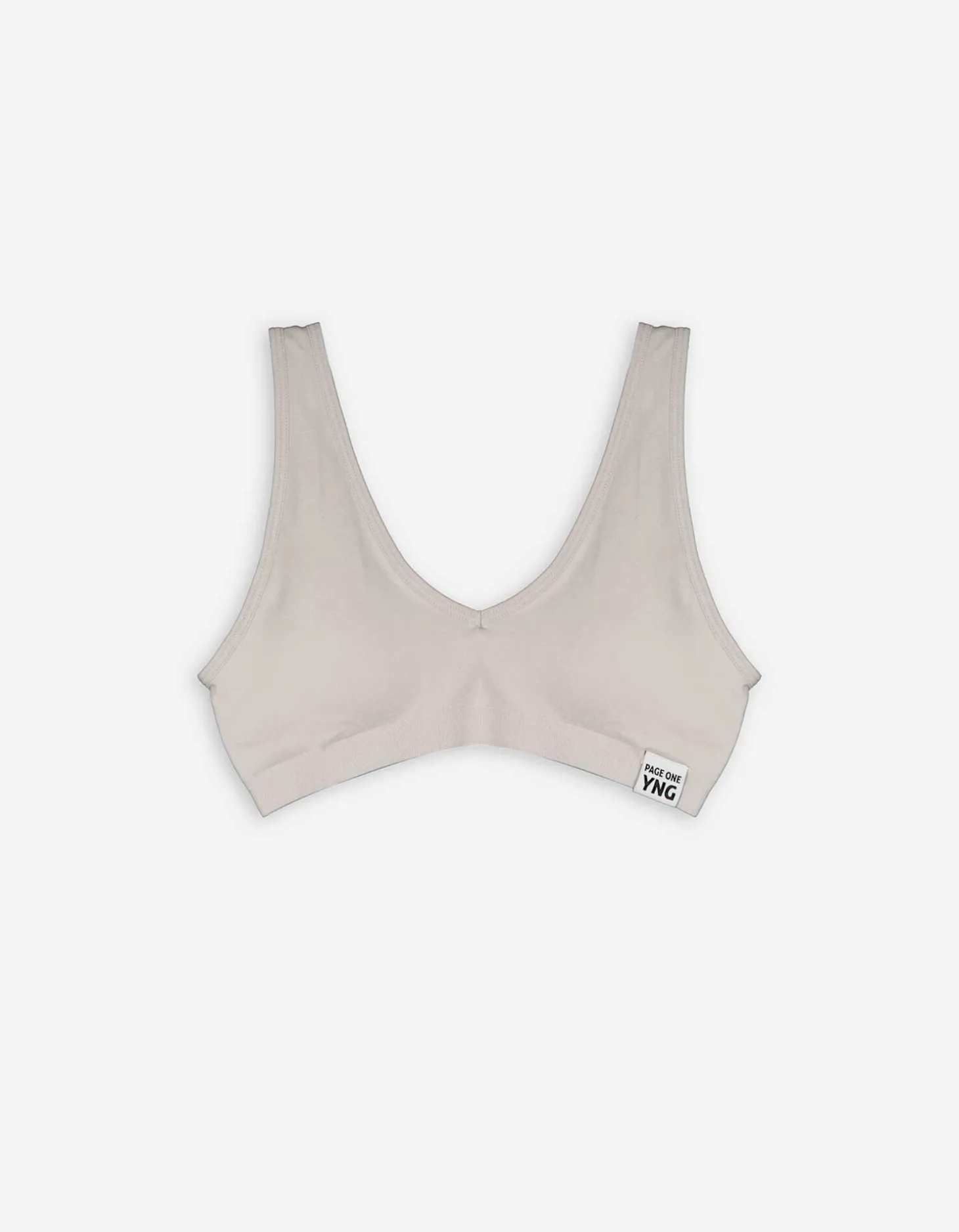 Bralette - Met stretch - lichtgrijs