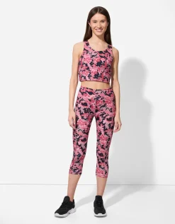 3/4-broek - Ademend - donkerrood