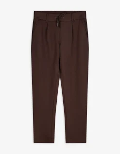 Broek - Effen - donkerbruin