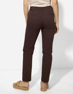 Broek - Effen - donkerbruin