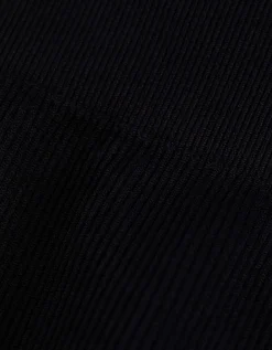 3/4-broek - Geribd - zwart