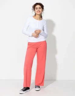 Broek - Jersey - lichtrood