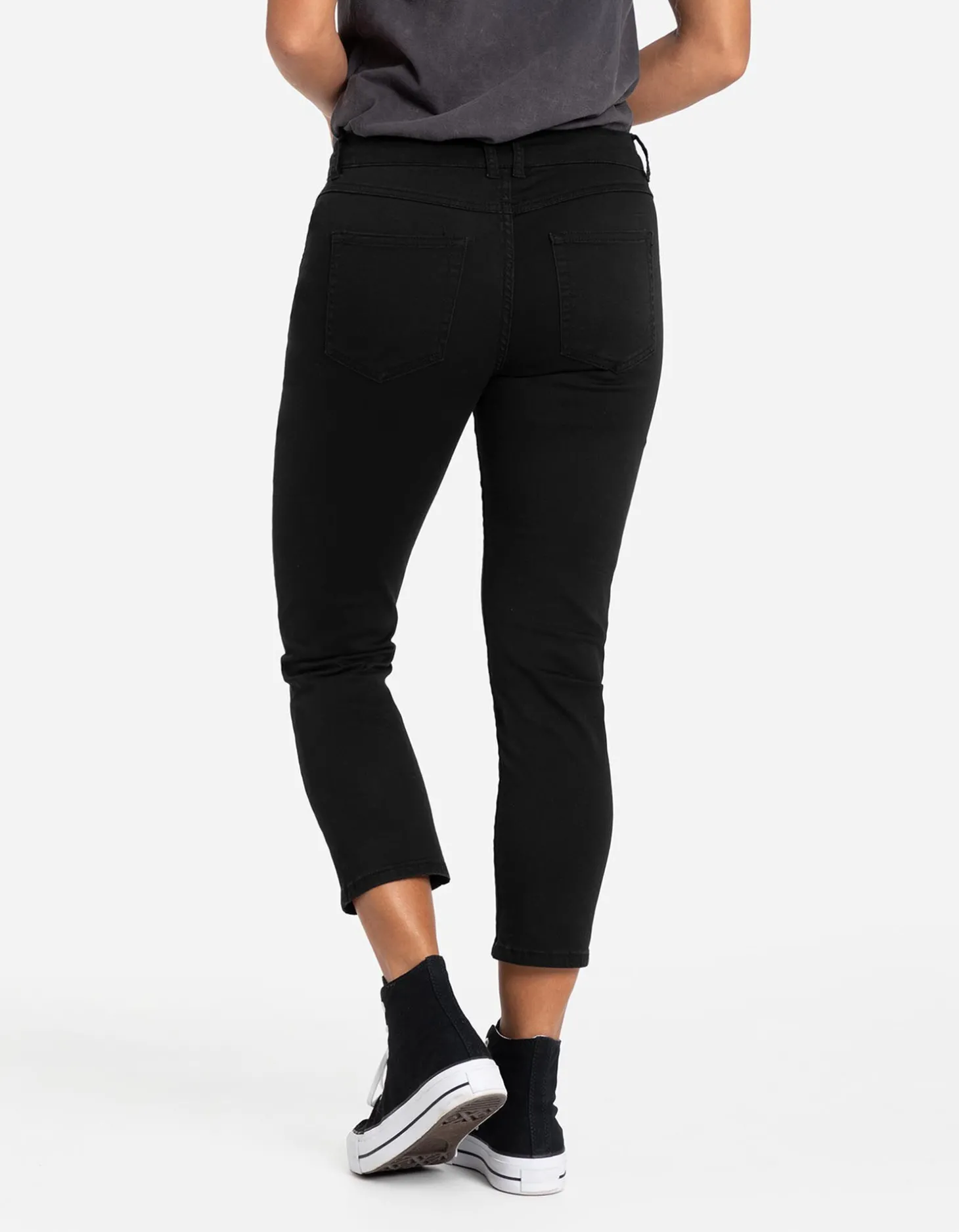 7/8-broek - Katoenmix - zwart