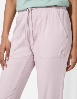 Broek - Linnenmix - roze
