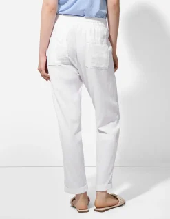 Broek - Linnenmix - wit