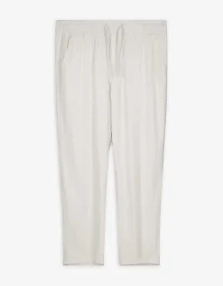 Broek - Linnenmix - wit