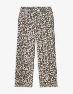 Broek - Luipaardprint - beige
