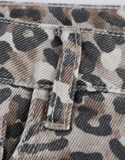 Broek - Luipaardprint - beige