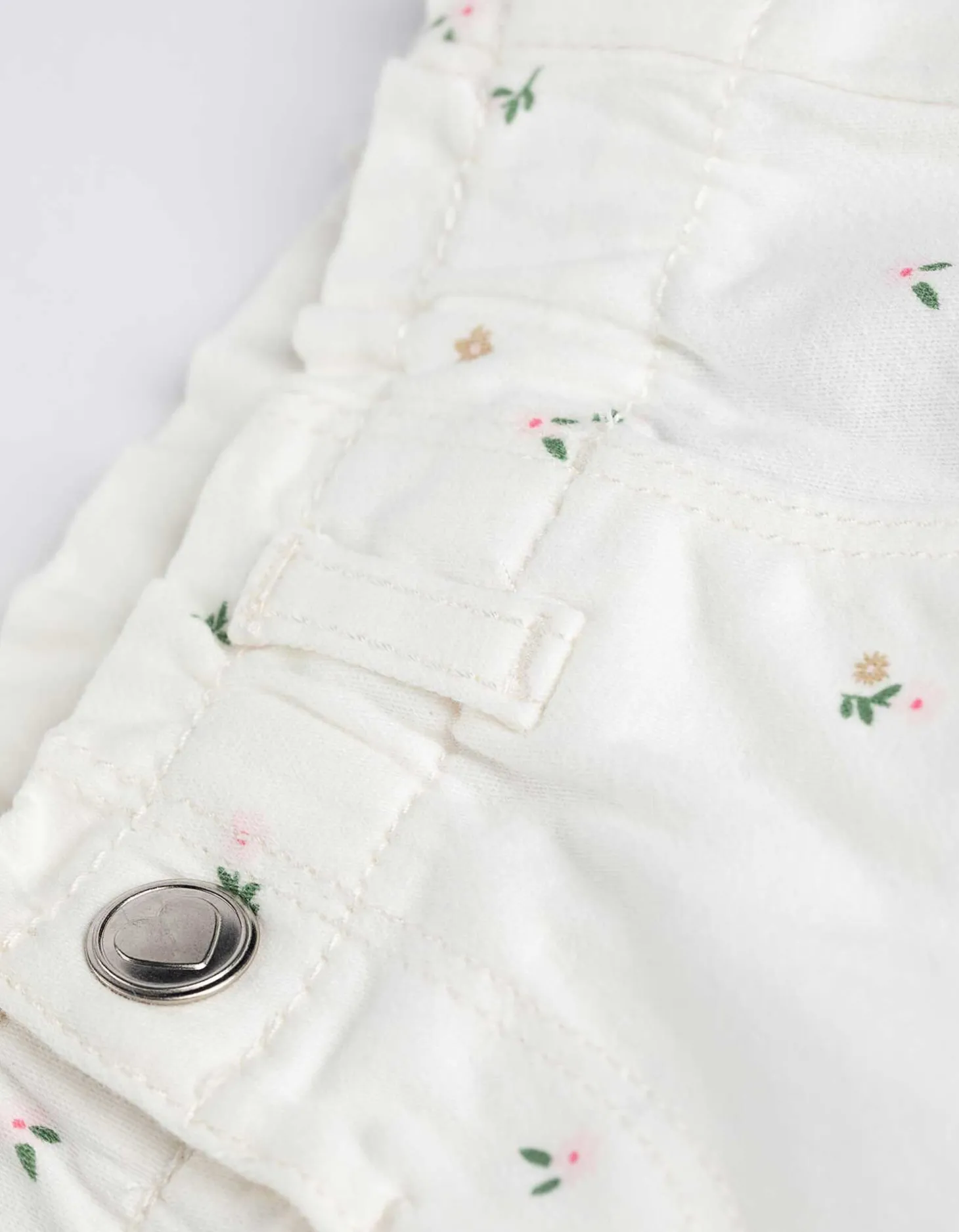 Broek - Motief all-over - wit