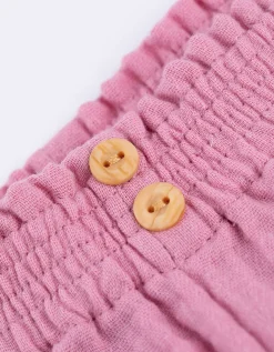 Broek - Mousseline - roze