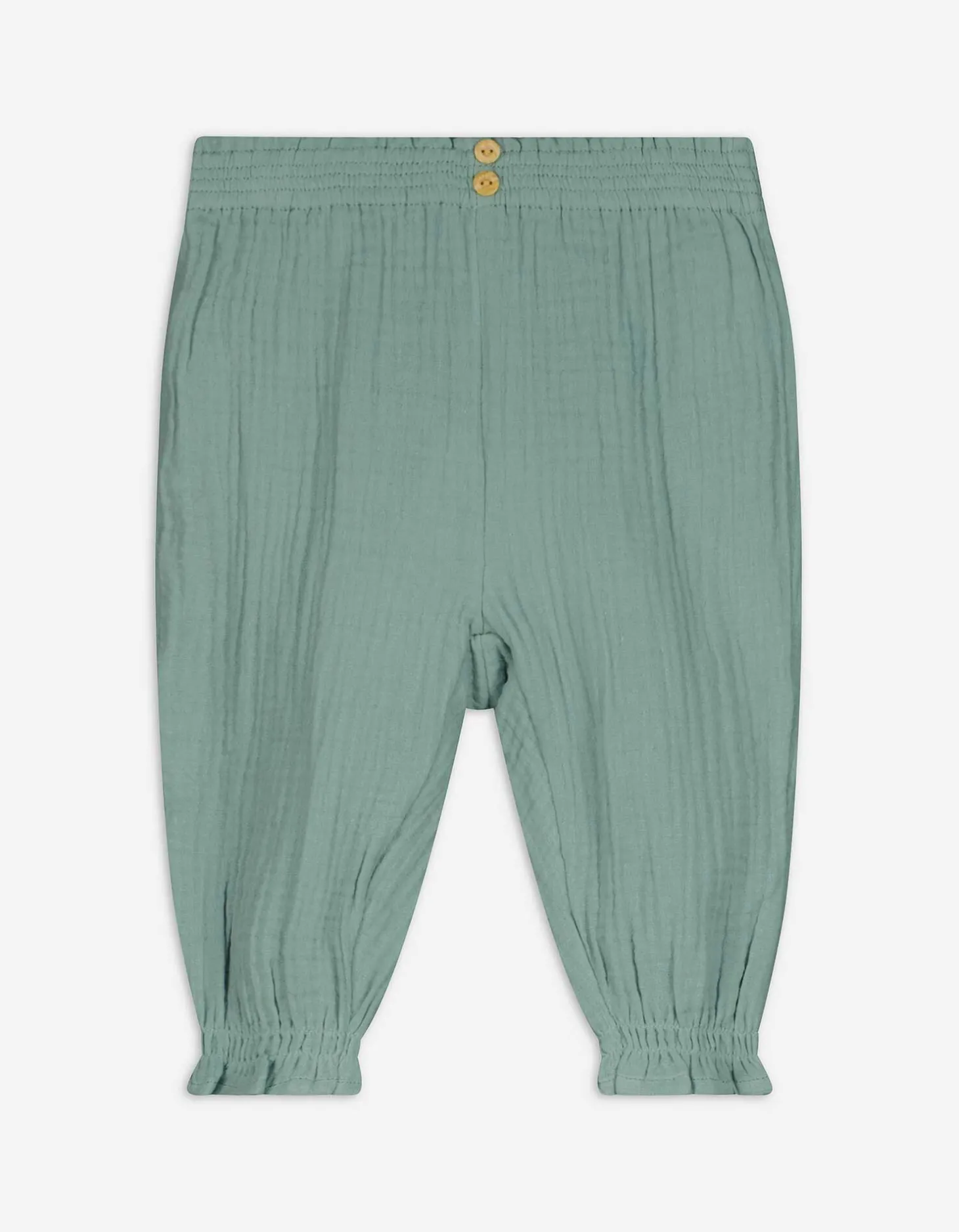 Broek - Mousseline - turkoois