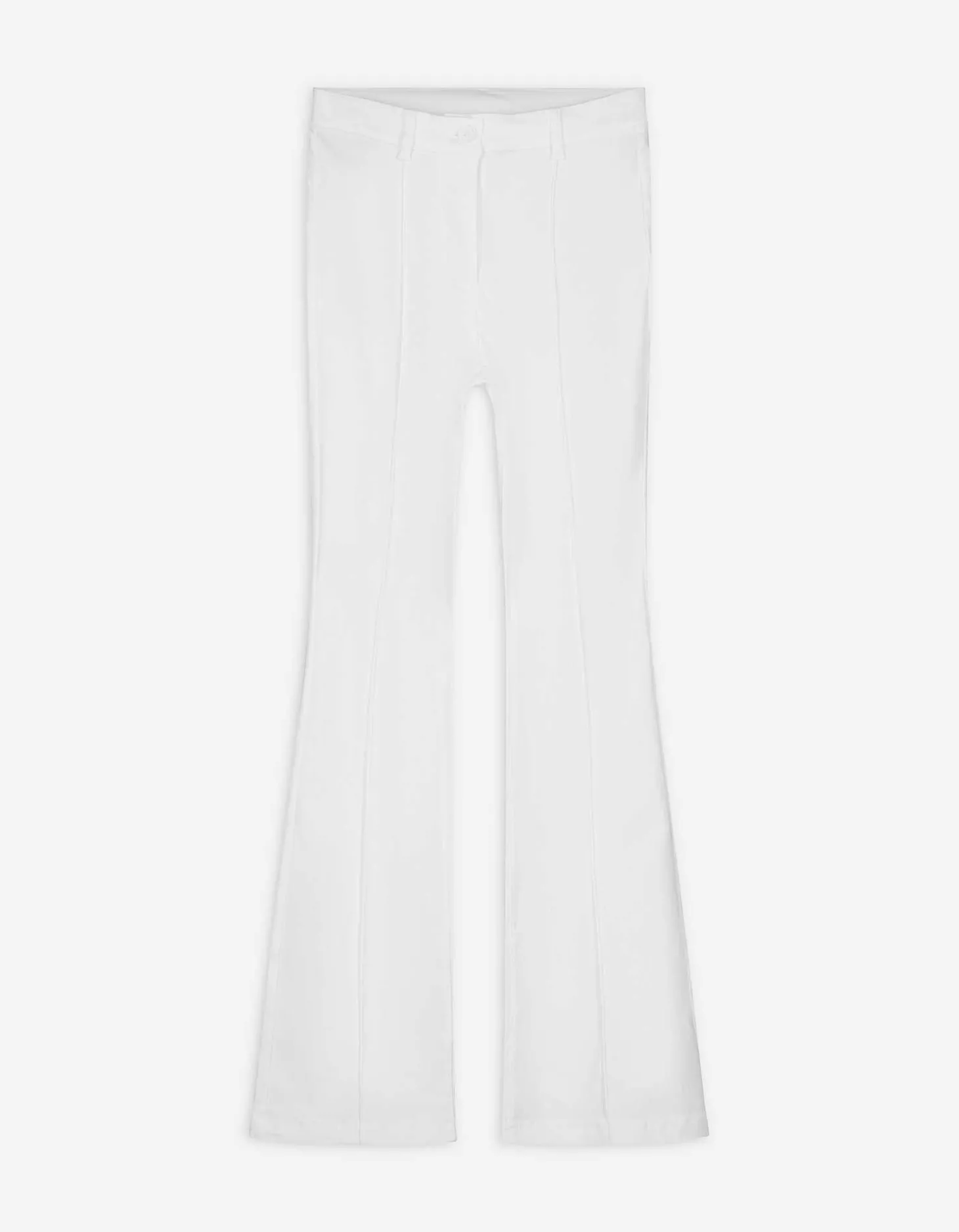 Broek - Plooi - wit