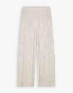 Broek - Plooien - wit