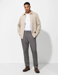 Broek - Regular fit - donkergrijs