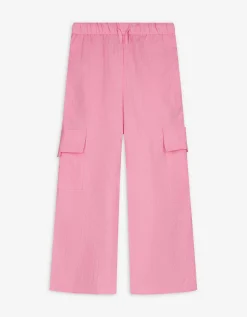 Broek - Seersucker - pink