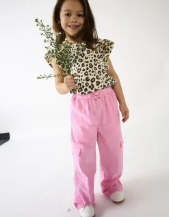 Broek - Seersucker - pink