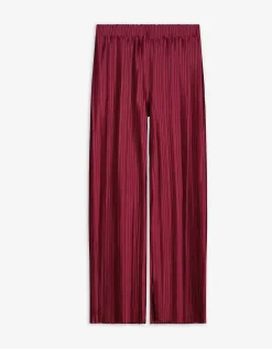 Broek - Straight fit - donkerrood