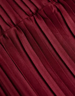 Broek - Straight fit - donkerrood