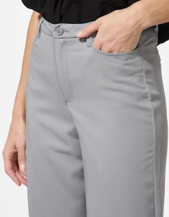 Broek - Straight fit - grijs