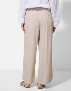 Broek - Wide fit - beige
