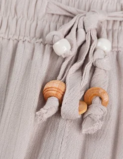Broek - Wide fit - beige