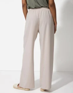 Broek - Wide fit - lichtgrijs