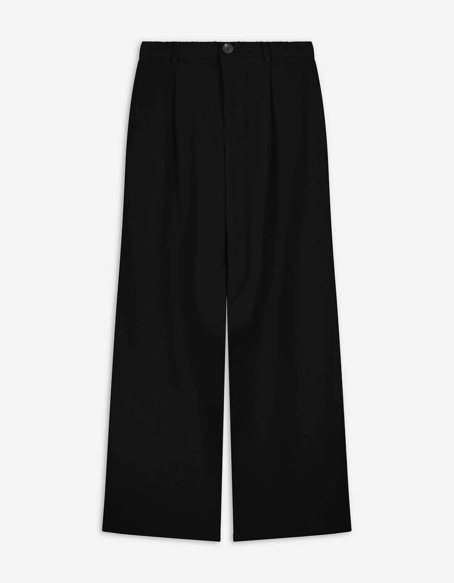 Broek - Wide fit - zwart