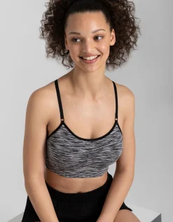 Bustier - Gem&ecirc;leerd - grijs