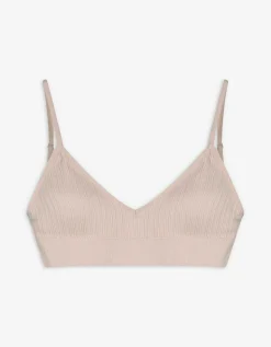 Bustier - Geribd - beige