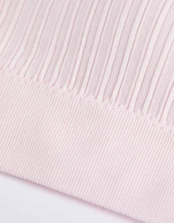 Bustier - Geribd - roze
