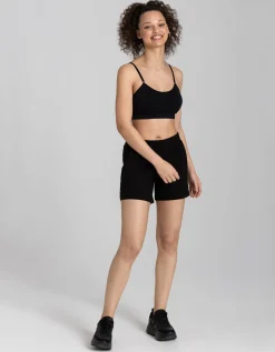 Bustier - grotendeels naadloos - zwart