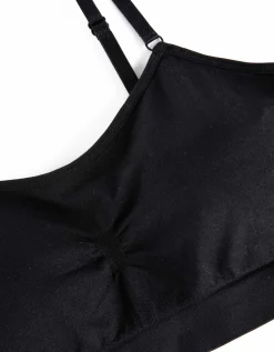Bustier - grotendeels naadloos - zwart