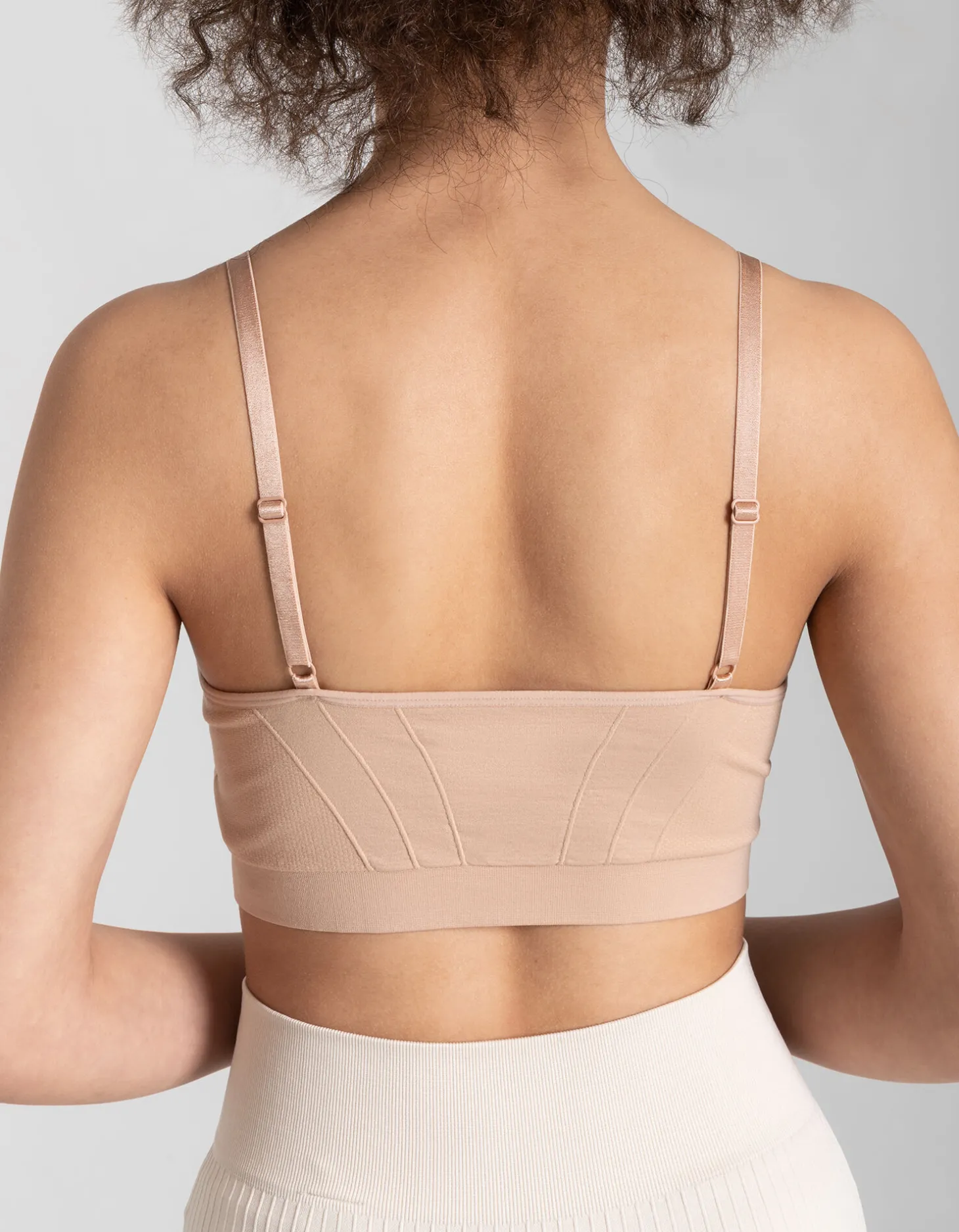 Bustier - grotendeels naadloos - roze
