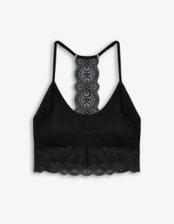 Bustier - grotendeels naadloos - zwart