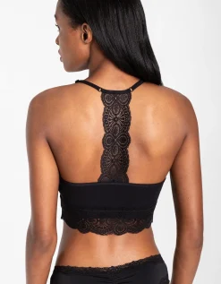 Bustier - grotendeels naadloos - zwart