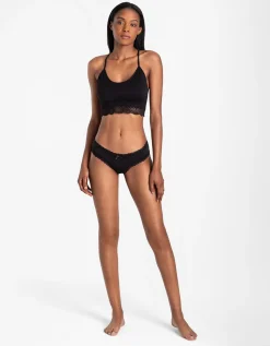 Bustier - grotendeels naadloos - zwart
