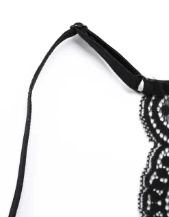 Bustier - grotendeels naadloos - zwart