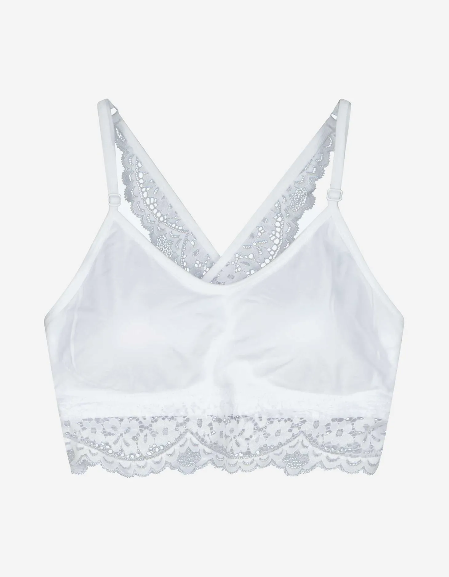Bustier - Met kant - wit