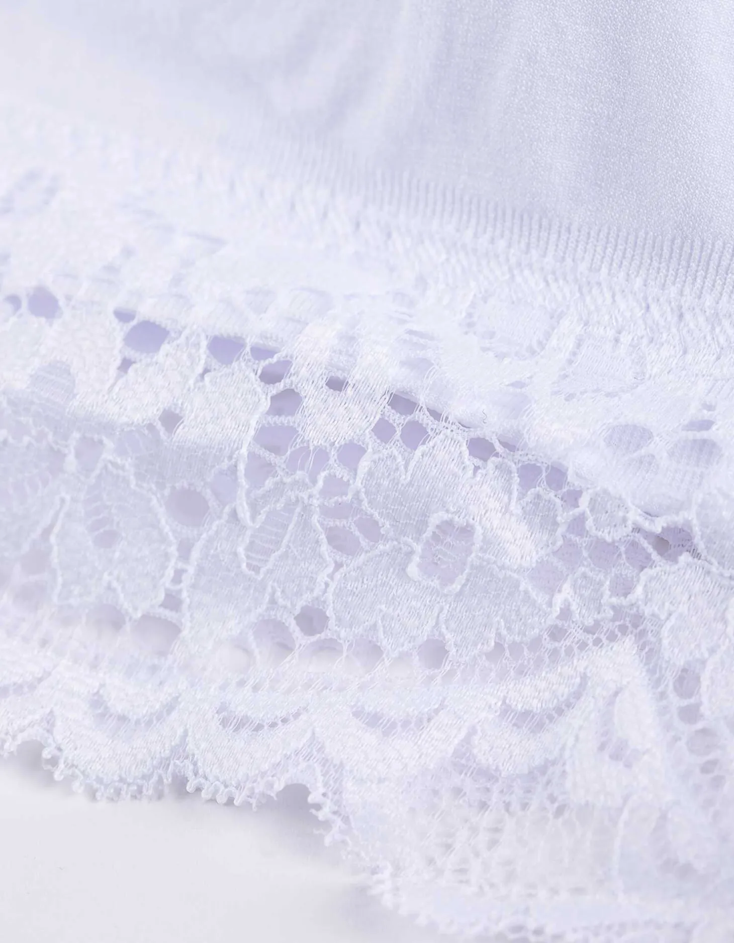 Bustier - Met kant - wit