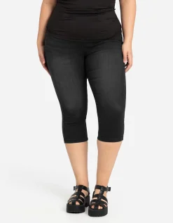 Capribroek - Met stretch - zwart
