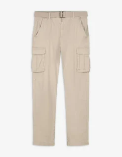 Cargobroek - Gesp - beige