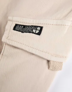 Cargobroek - Regular waist - beige