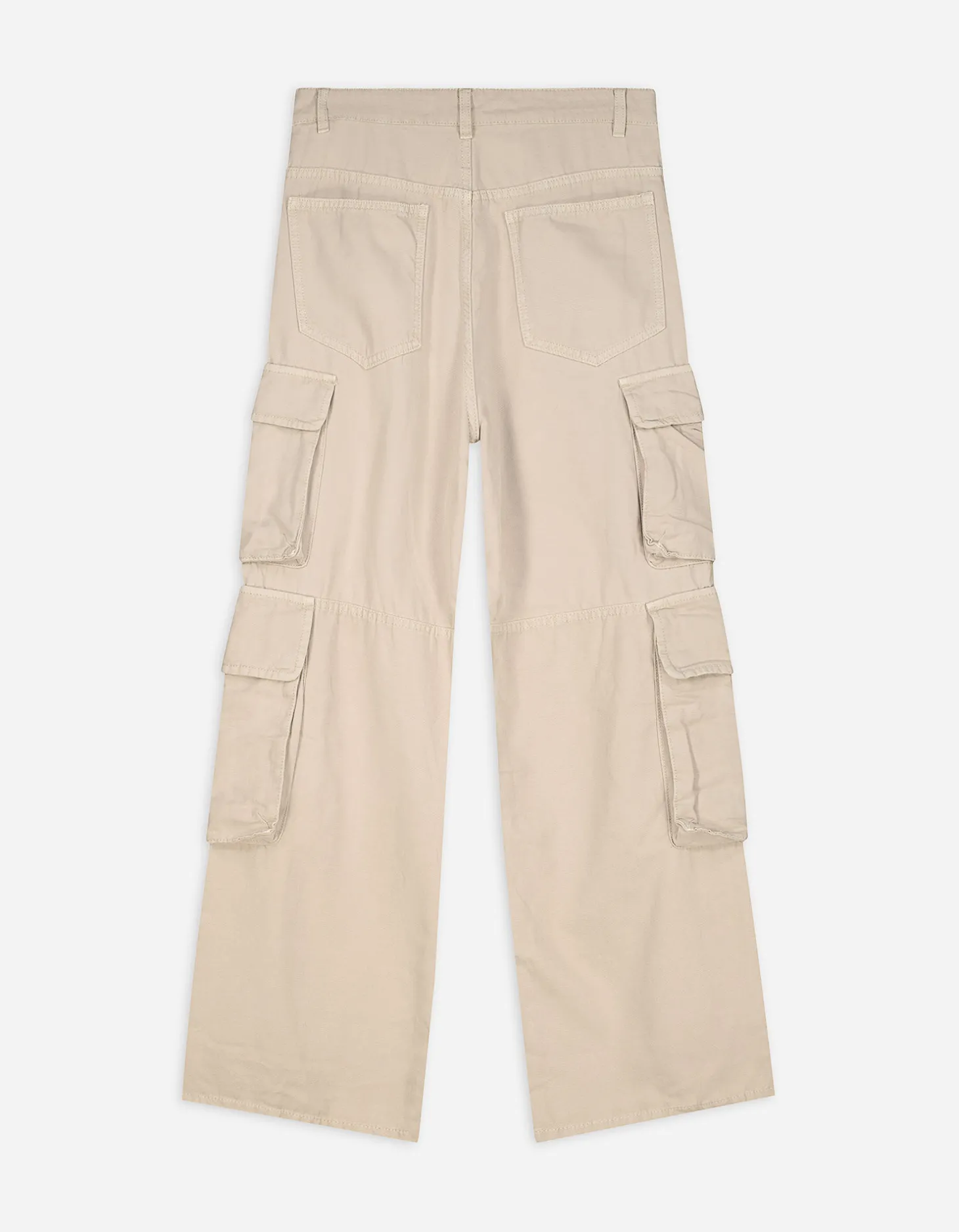 Cargobroek - Straight fit - beige