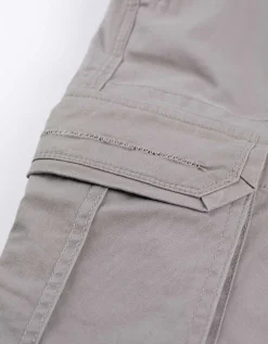 Cargobroek - Straight fit - grijs
