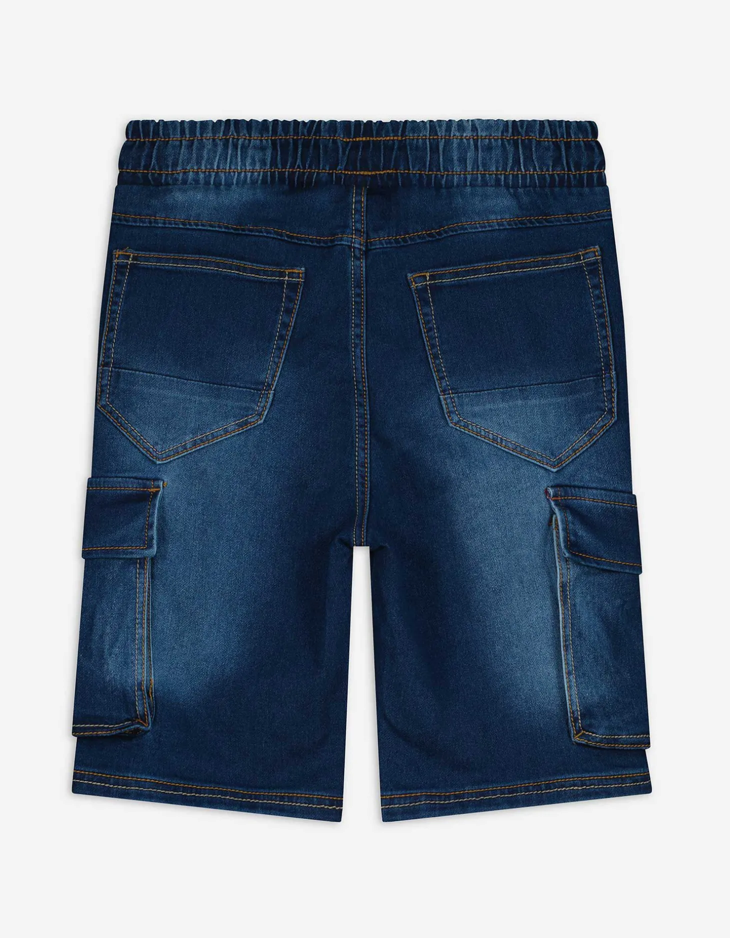 Cargoshort - donkerblauw denim - donkerblauw