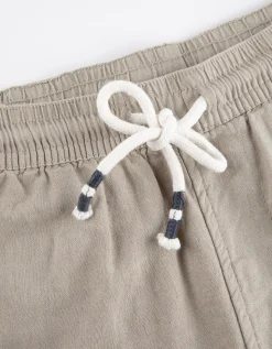 Cargoshort - Linnenmix - lichtgroen