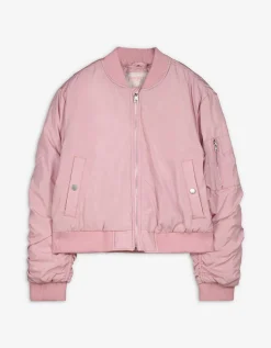 College jas - Ritssluiting - roze