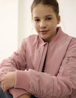 College jas - Ritssluiting - roze