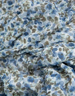 Colsjaal - Print all-over - lichtblauw
