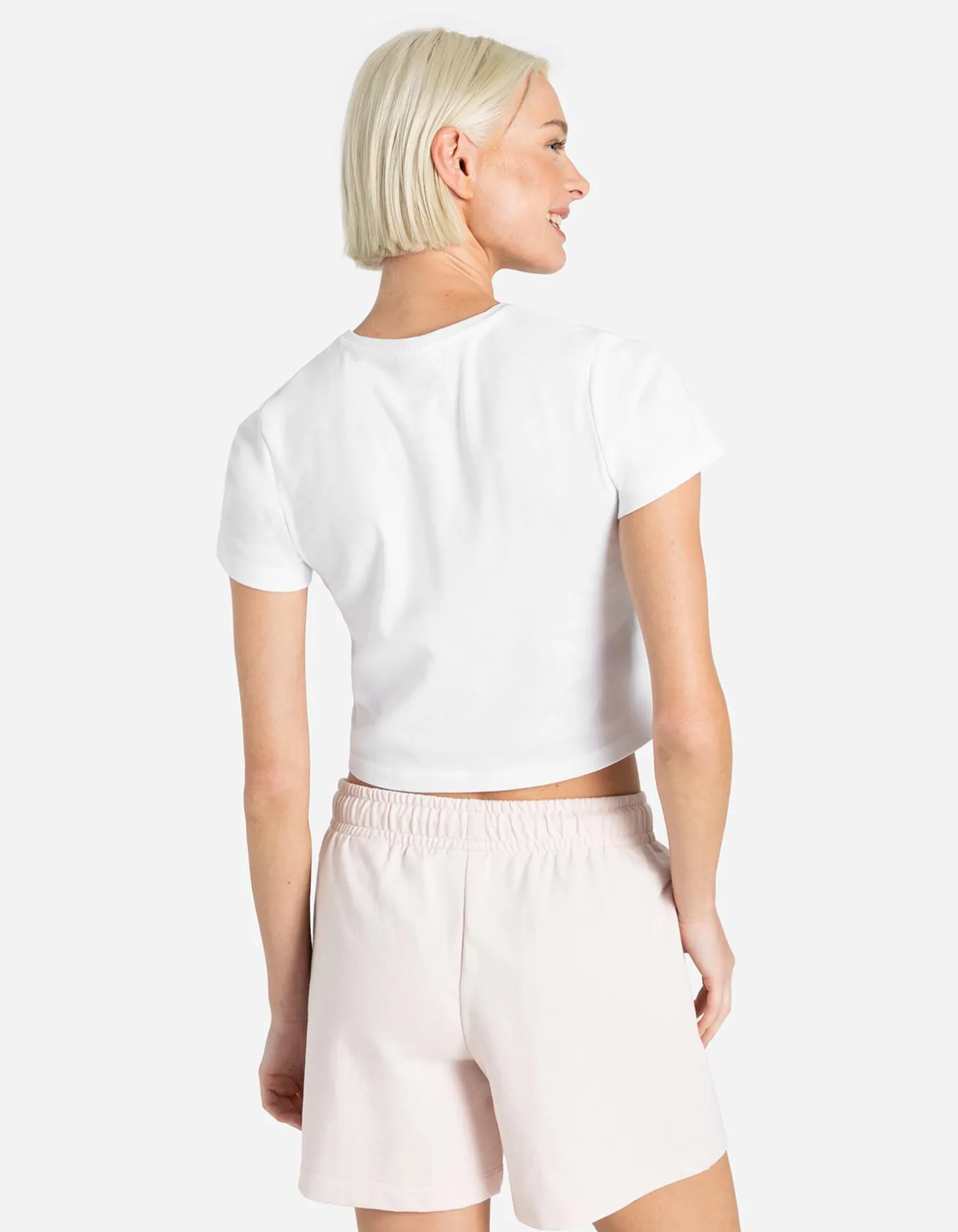 Cropped shirt - Borduursels - wit